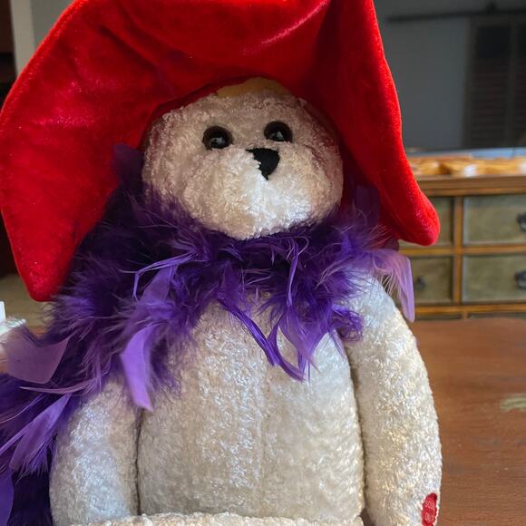 Chantilly Lane VTG Musical Bear Suzie Sing "Girls Just Want to Have Fun" TESTED - Picture 7 of 11